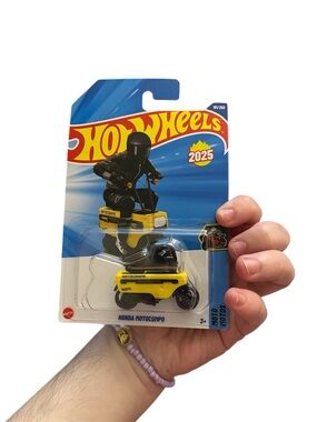 Hot Wheels 2025 Honda Motocompo Toy - Yellow